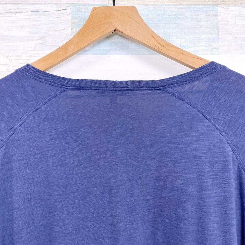 Lisa Todd Relaxed Raglan Shirt Blue V Neck Luxury… - image 6