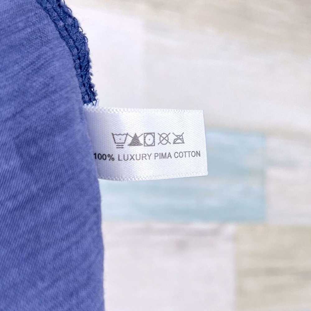 Lisa Todd Relaxed Raglan Shirt Blue V Neck Luxury… - image 8