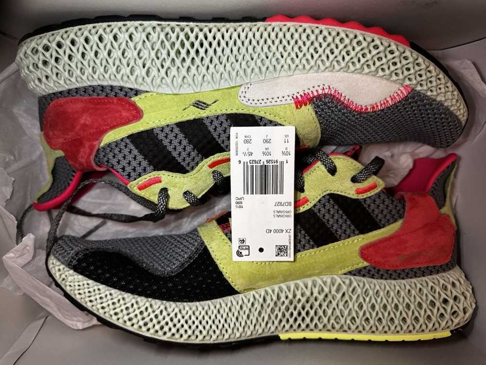 Adidas Adidas ZX 4000 4D ‘Grey Three Hi Res Yello… - image 3