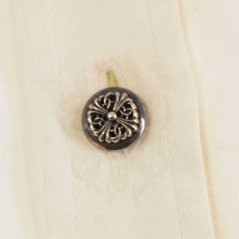 Chrome Hearts Chrome Hearts Floral Button Up Long… - image 3