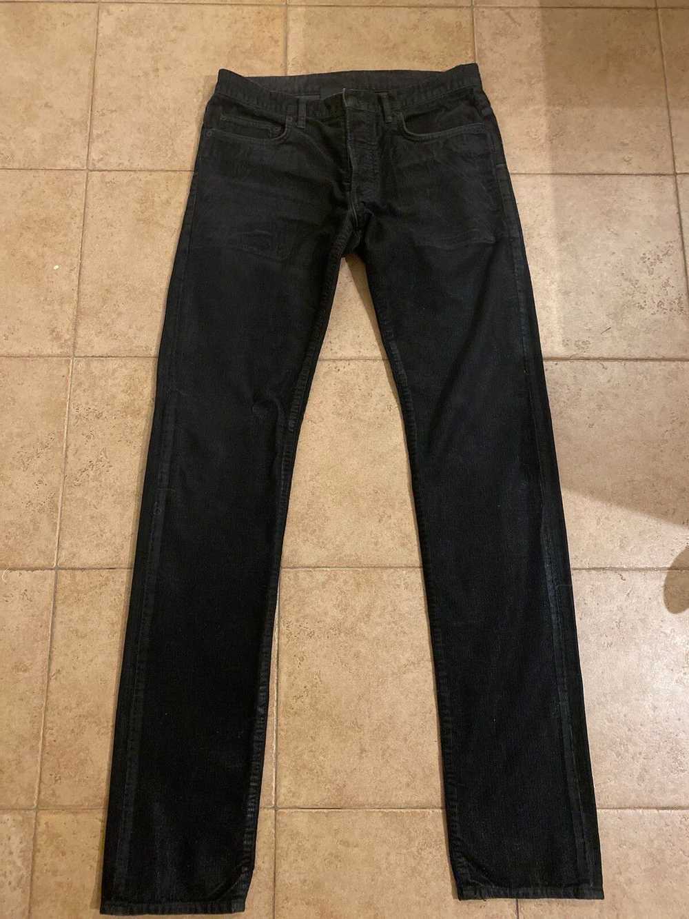 Dior × Hedi Slimane Dior SS06 waxed corduroy jeans - image 1