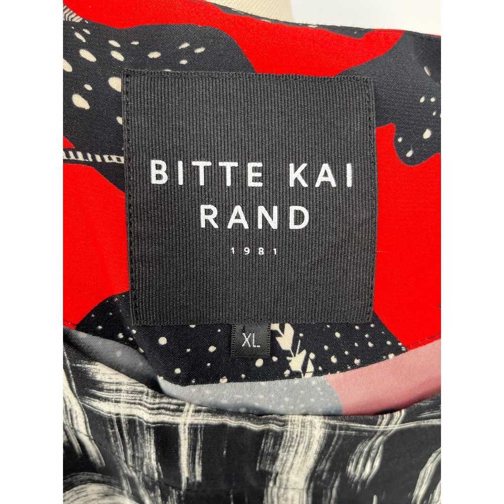 Bitte Kai Rand Long Sleeve Blouse Sz XL Black Whi… - image 5