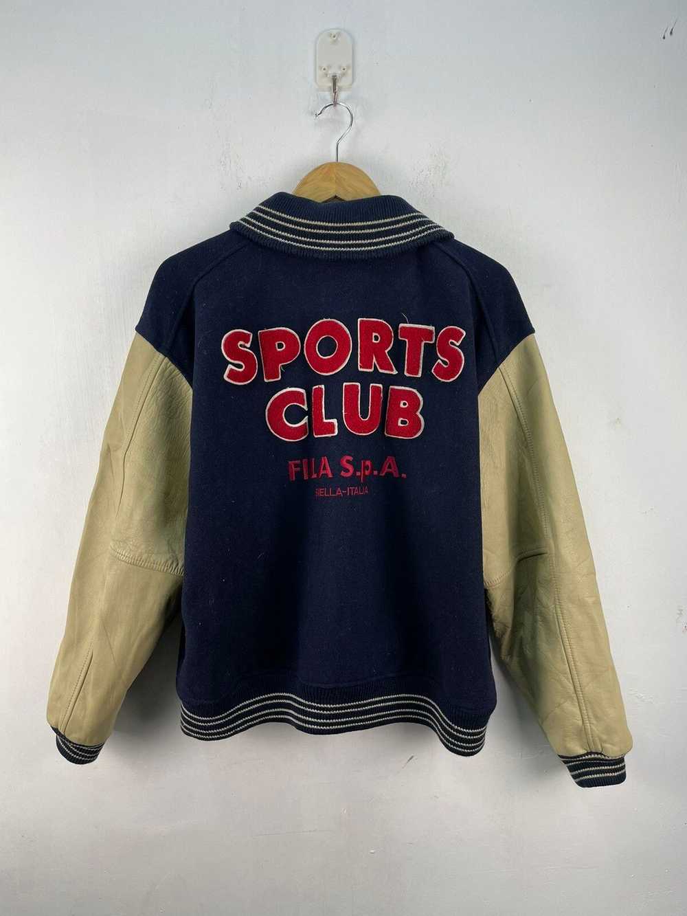 Fila × Streetwear × Varsity Jacket RARE Vintage 8… - image 4