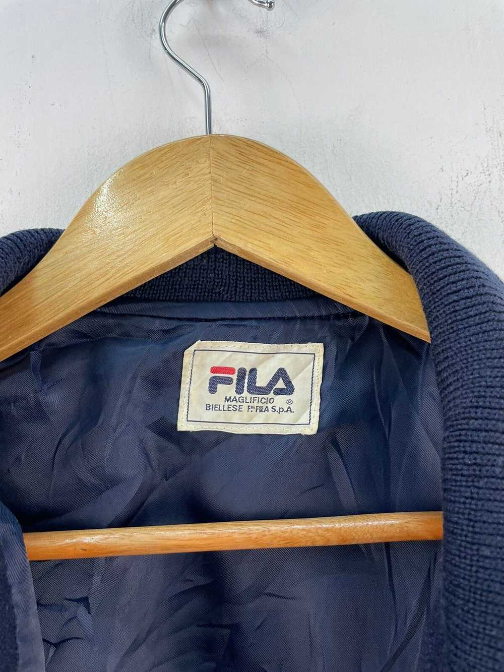 Fila × Streetwear × Varsity Jacket RARE Vintage 8… - image 5