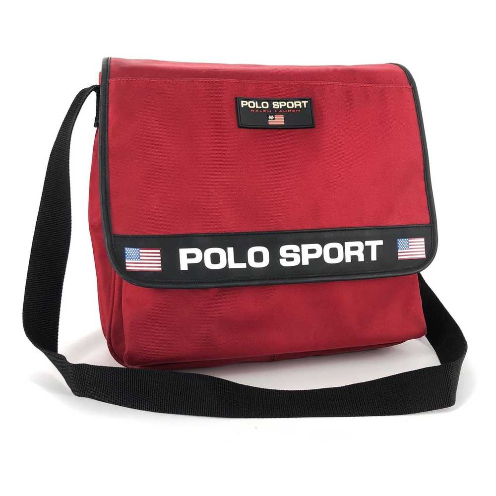 Polo Ralph Lauren × Vintage 90s Polo Sport red me… - image 1