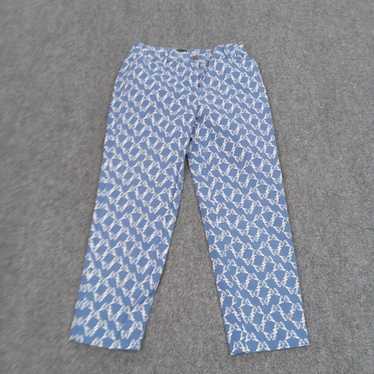 Talbots Talbots Pants Womens Size 4 Blue White Bu… - image 1