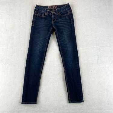 Vintage Delias Jeans Juniors Size 1 Navy Olivia S… - image 1