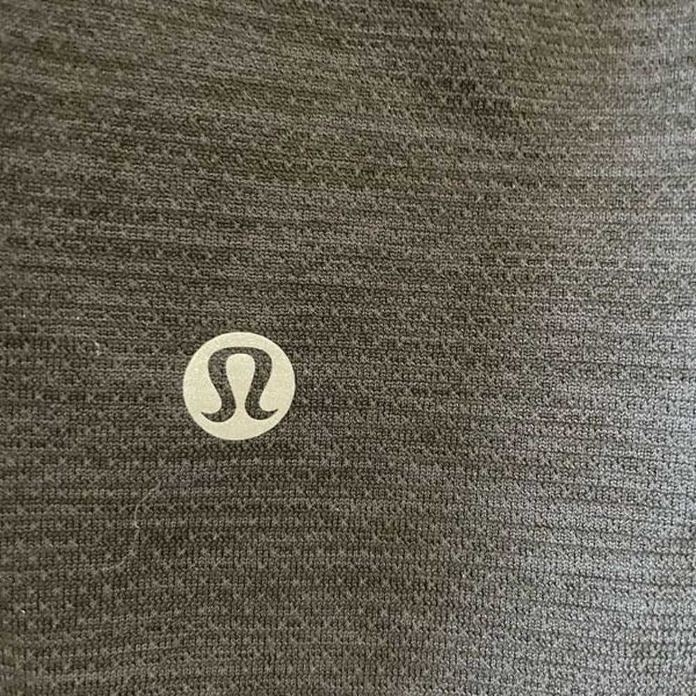 Lululemon Half Zip Pullover Black Charcoal Runnin… - image 7
