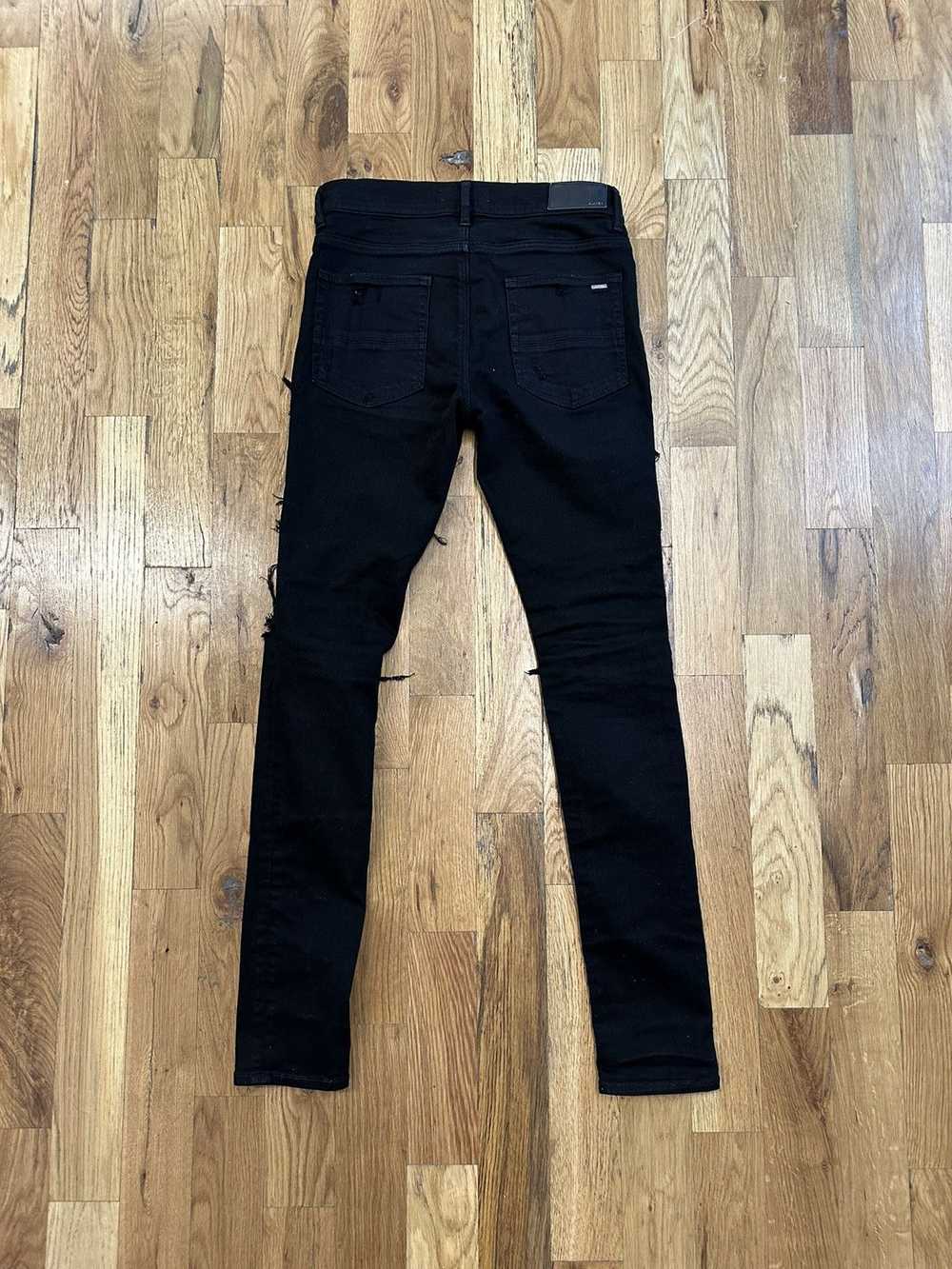 Amiri Amiri MX1 Gray Paisley Black Denim Jeans Si… - image 2