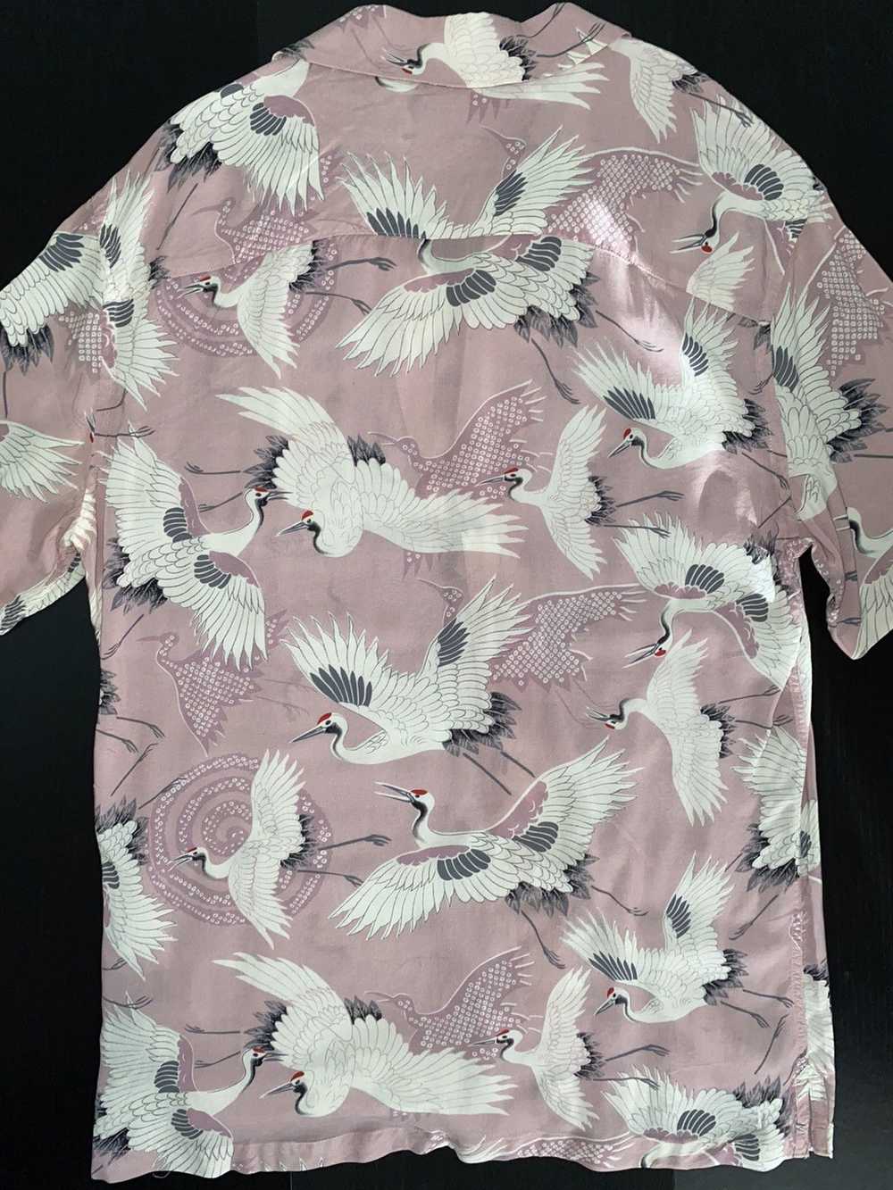 Allsaints RARE AllSaints Tsuru Shirt Blossom Pink - image 2