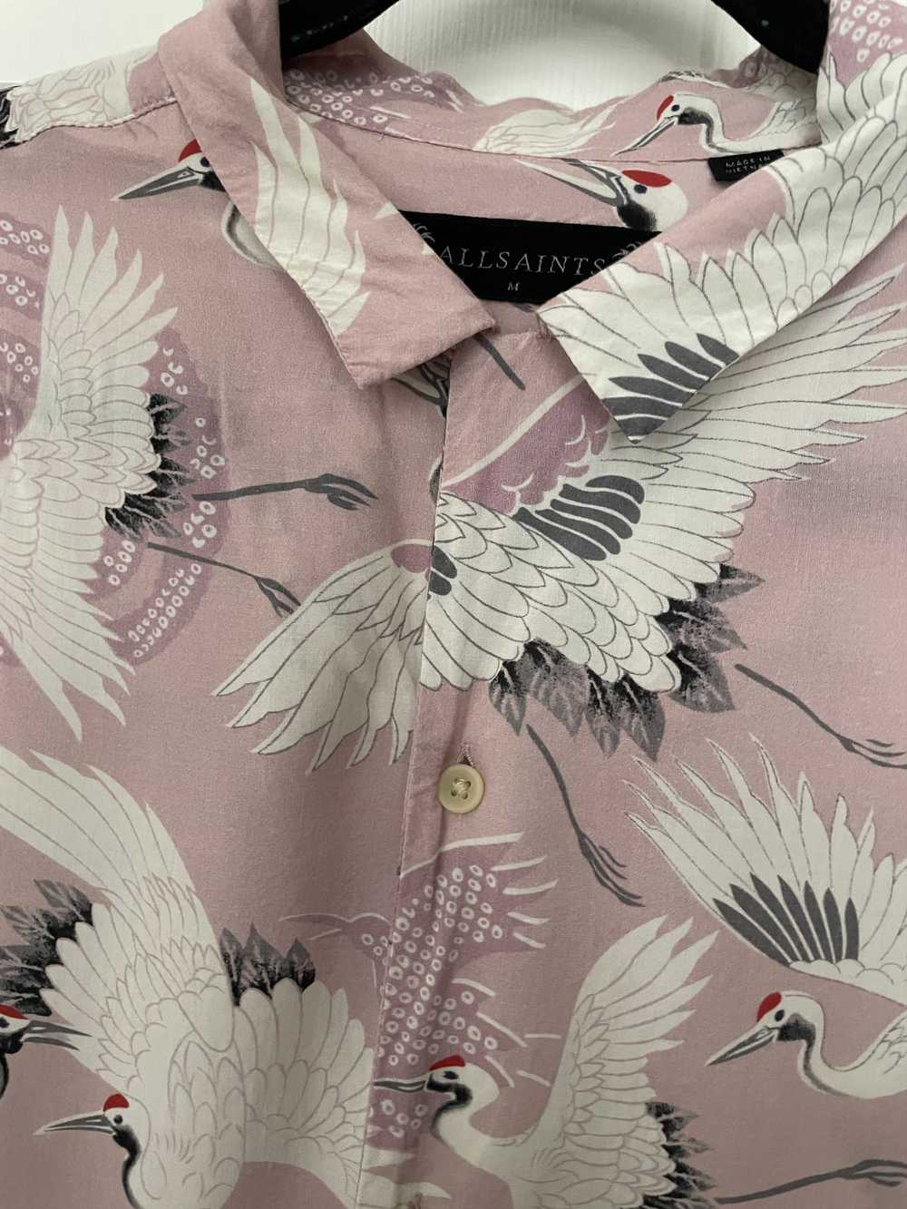 Allsaints RARE AllSaints Tsuru Shirt Blossom Pink - image 6
