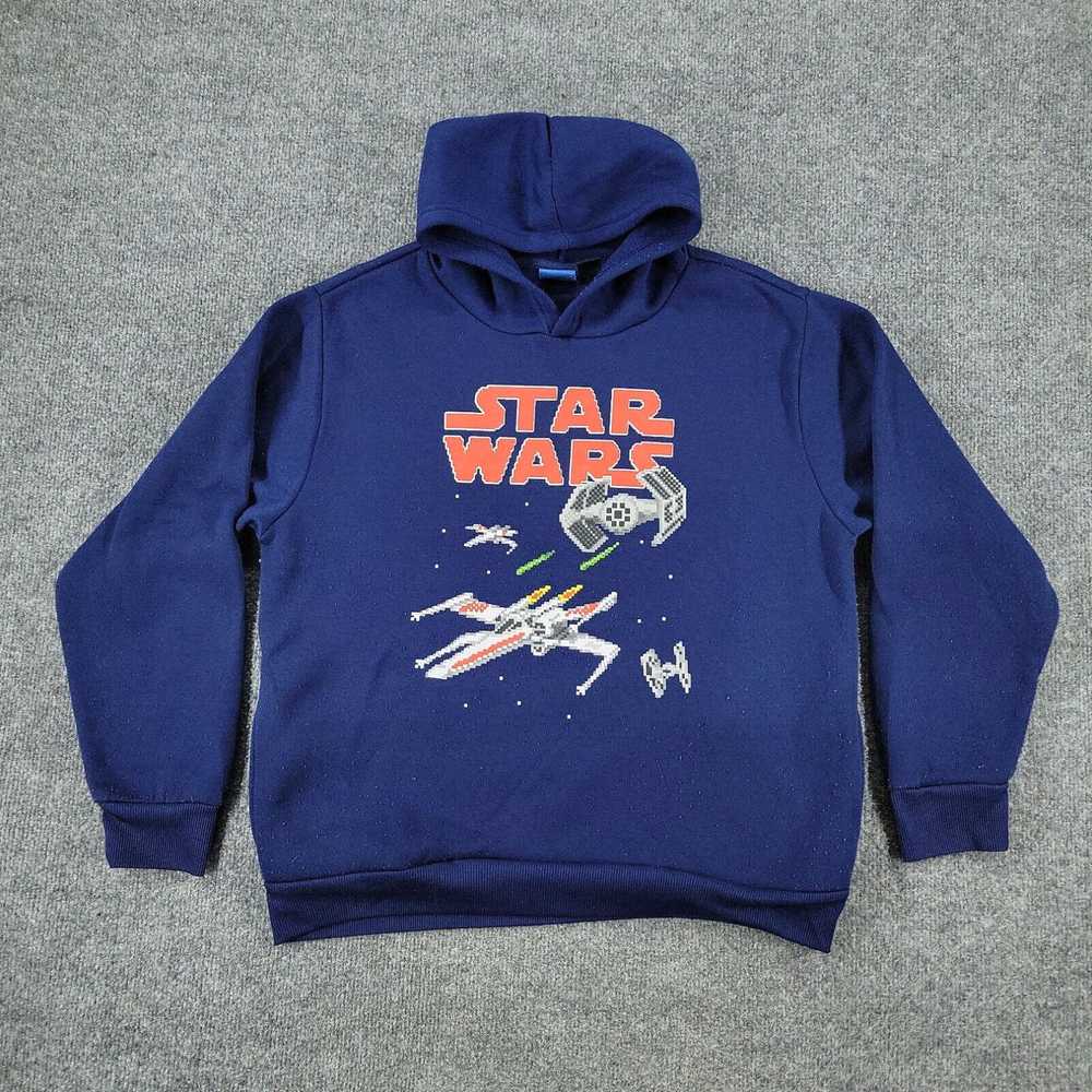 Star Wars Star Wars Hooded Sweatshirt Boy's XL Bl… - image 1