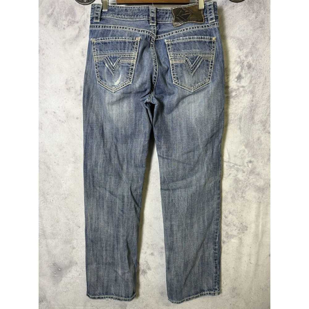 Vintage Rock & Roll Cowboy Denim Jeans Mens 32x34… - image 2
