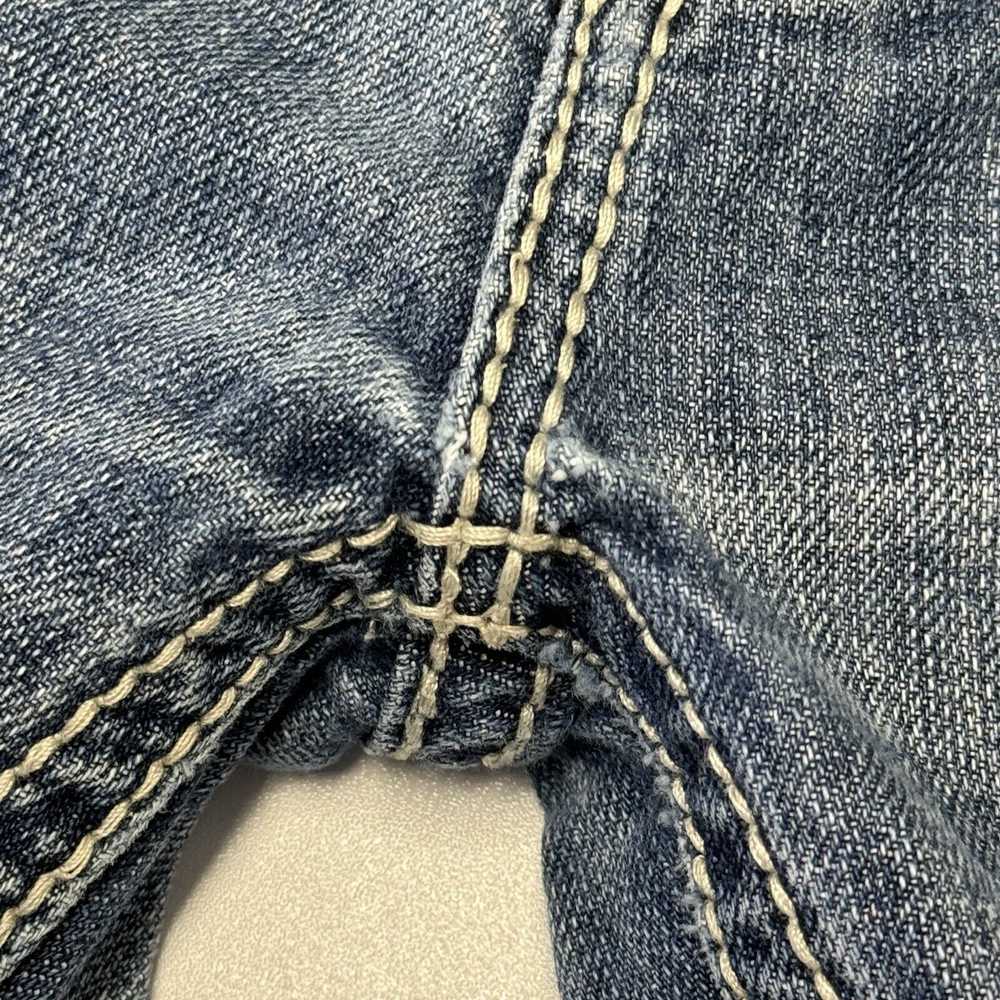 Vintage Rock & Roll Cowboy Denim Jeans Mens 32x34… - image 5