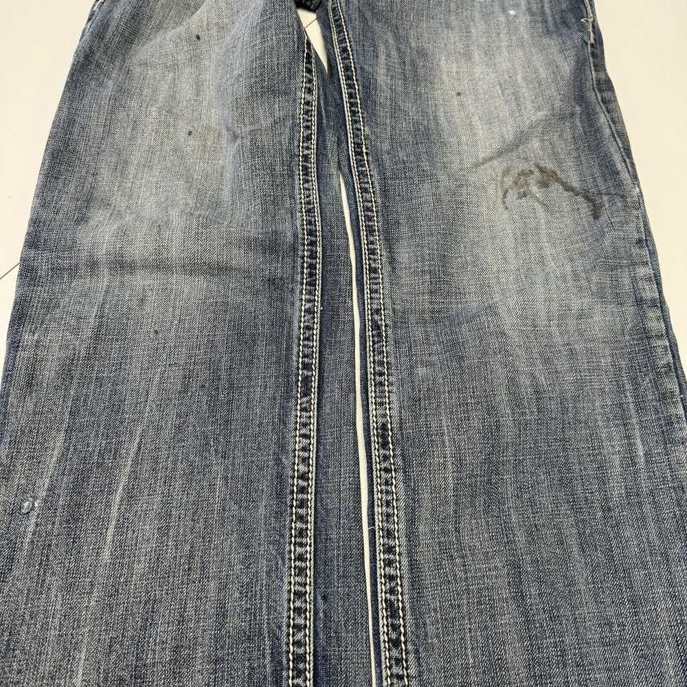 Vintage Rock & Roll Cowboy Denim Jeans Mens 32x34… - image 6