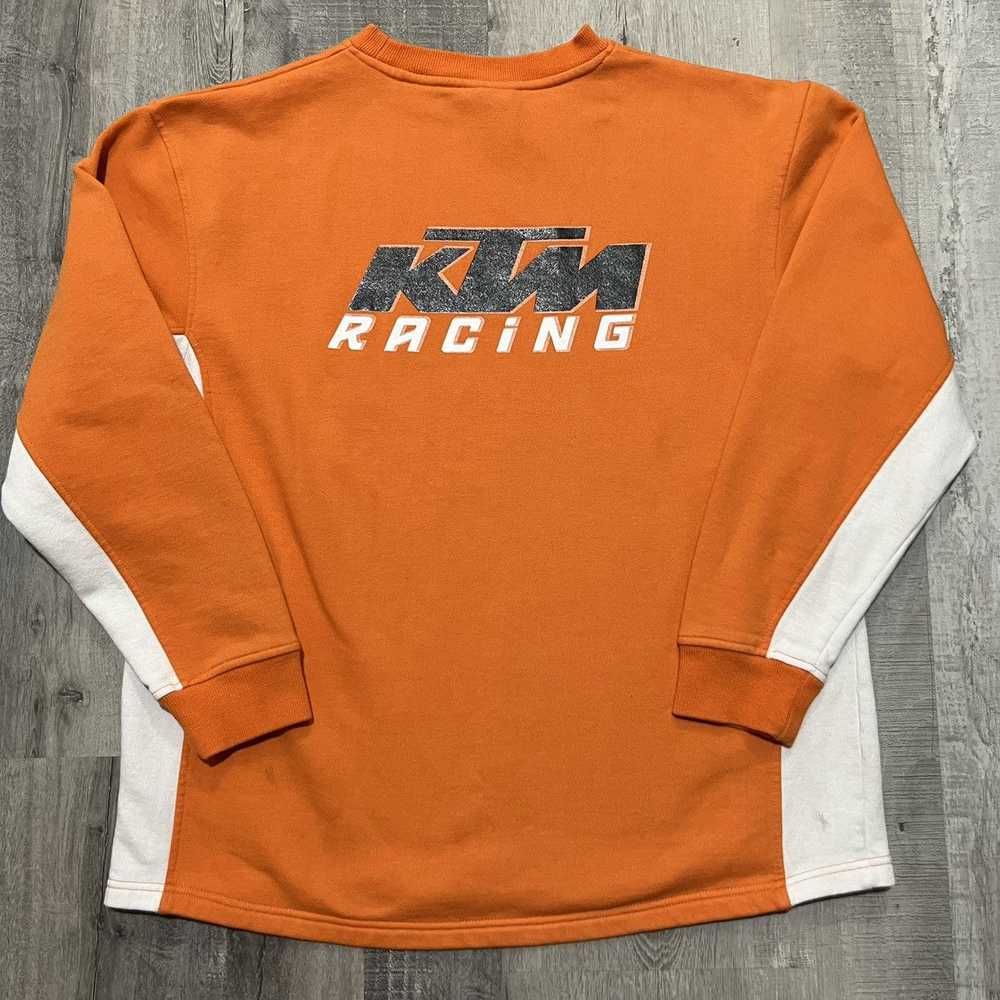 Racing × Vintage KTM Racing Orange/White Motocros… - image 2