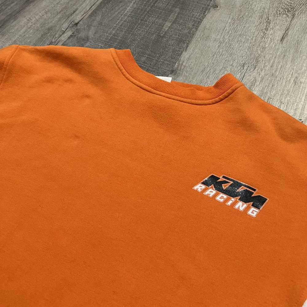 Racing × Vintage KTM Racing Orange/White Motocros… - image 3