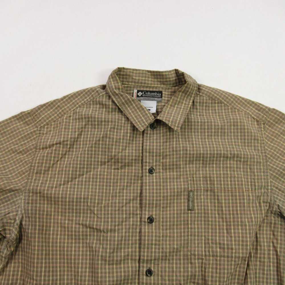 Vintage Columbia Shirt Mens XL Short Sleeve Butto… - image 2