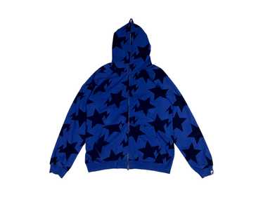 Bape Sta Pattern Full Zip Hoodie - image 1