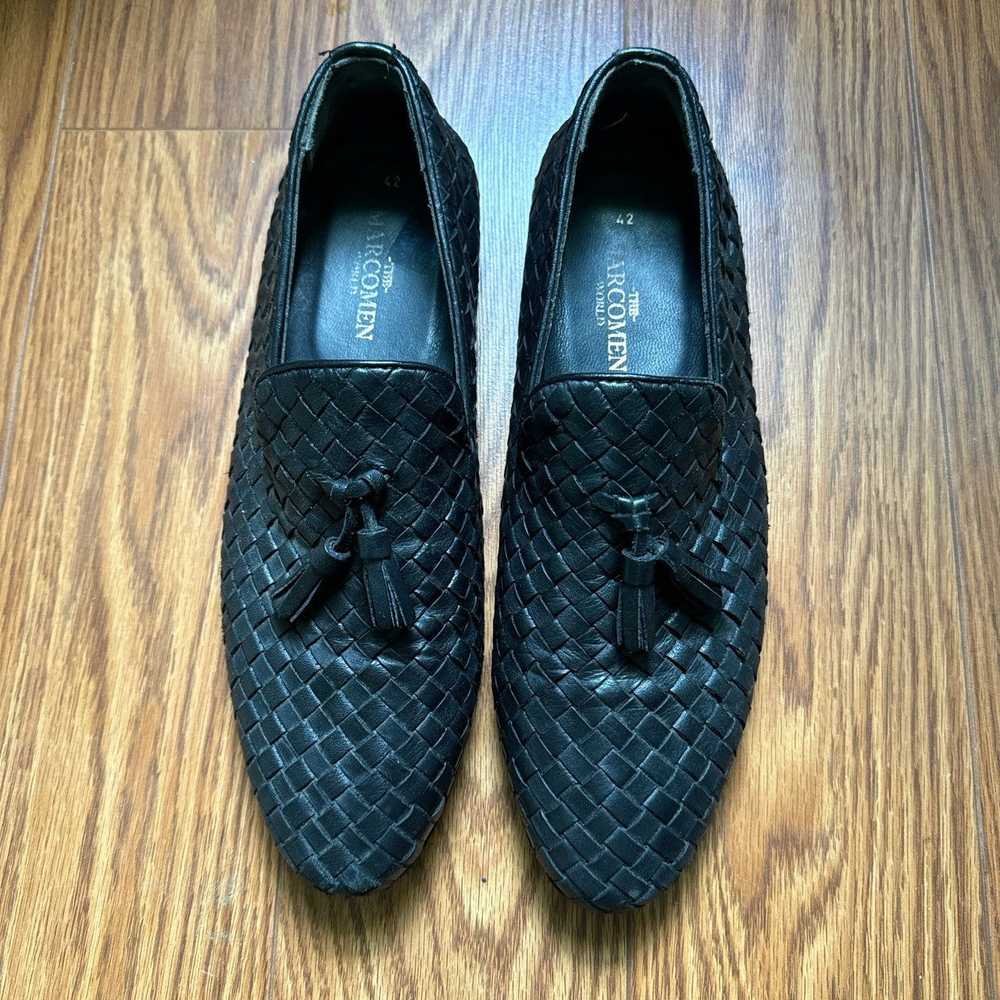 Italian Designers Woven leather loafers the marco… - image 1