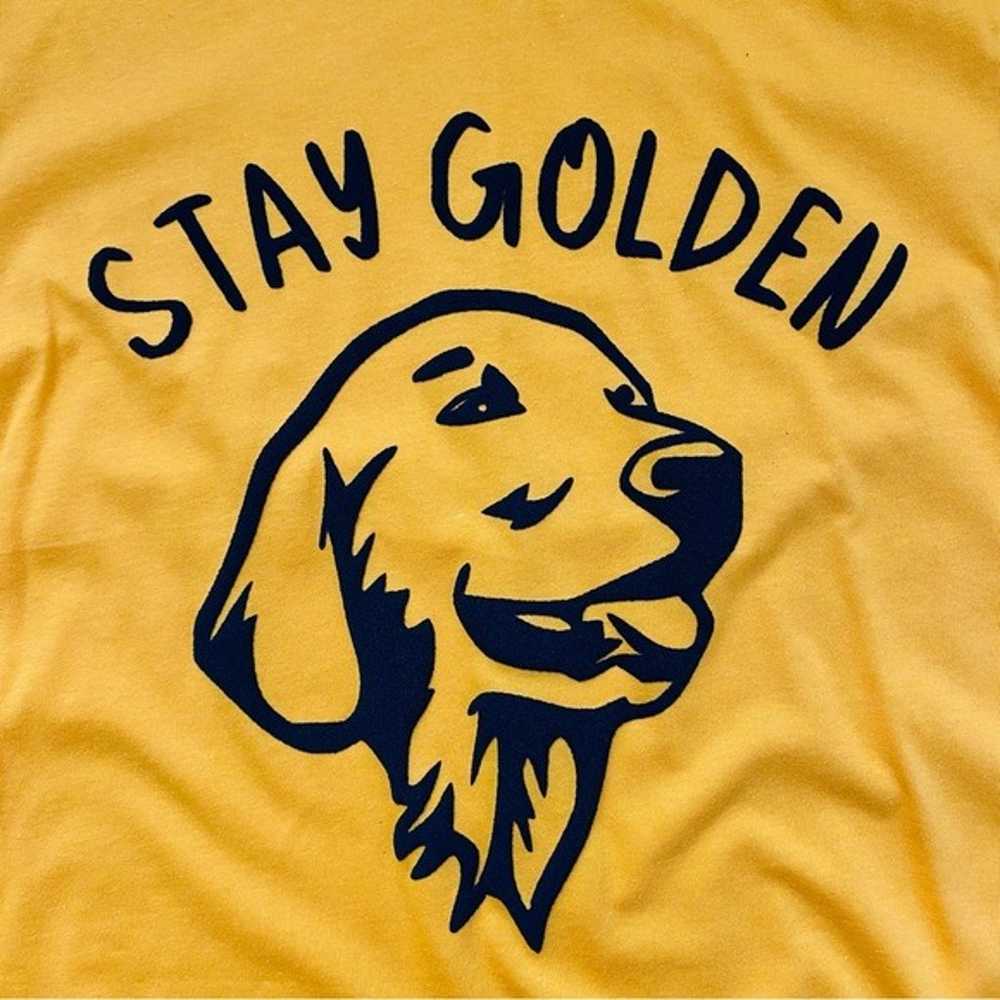 Golden Retriever Tee Shirt Yellow Sz XS - image 2