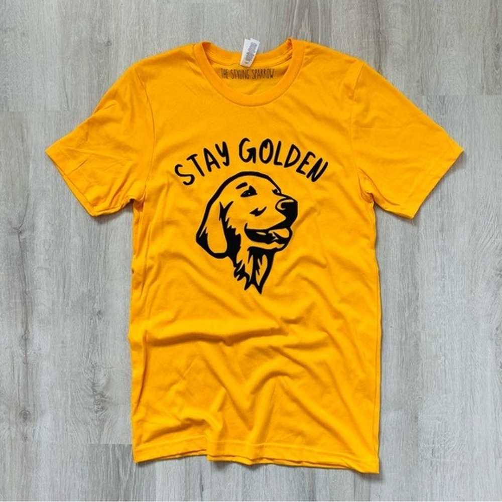 Golden Retriever Tee Shirt Yellow Sz XS - image 4