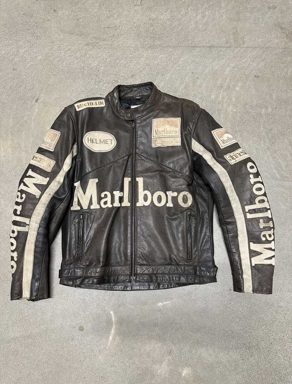 Marlboro × Racing × Vintage Marlboro Rare 90s Lea… - image 1