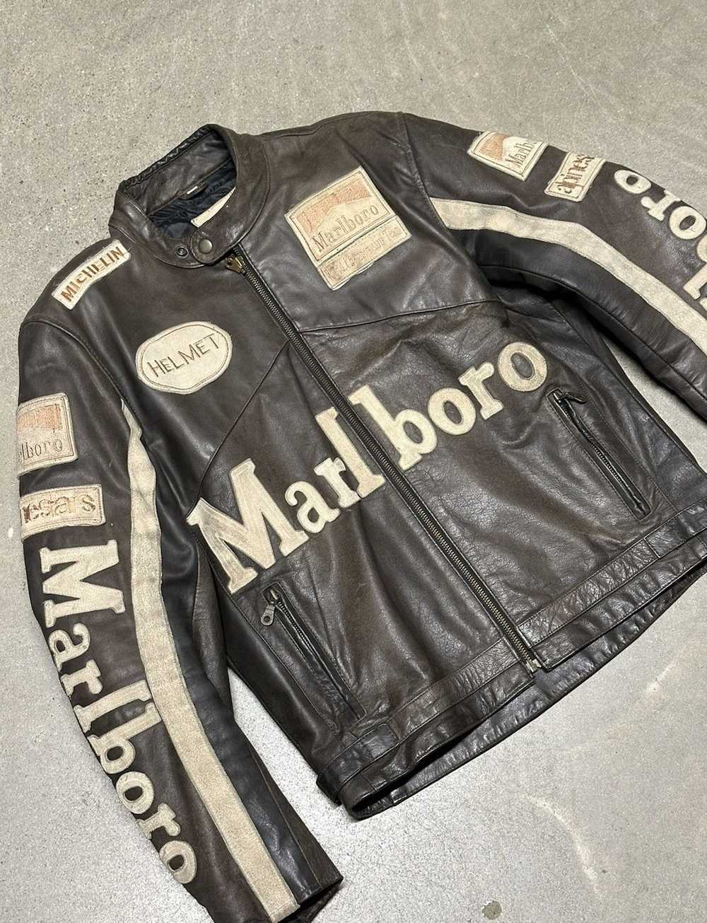 Marlboro × Racing × Vintage Marlboro Rare 90s Lea… - image 2