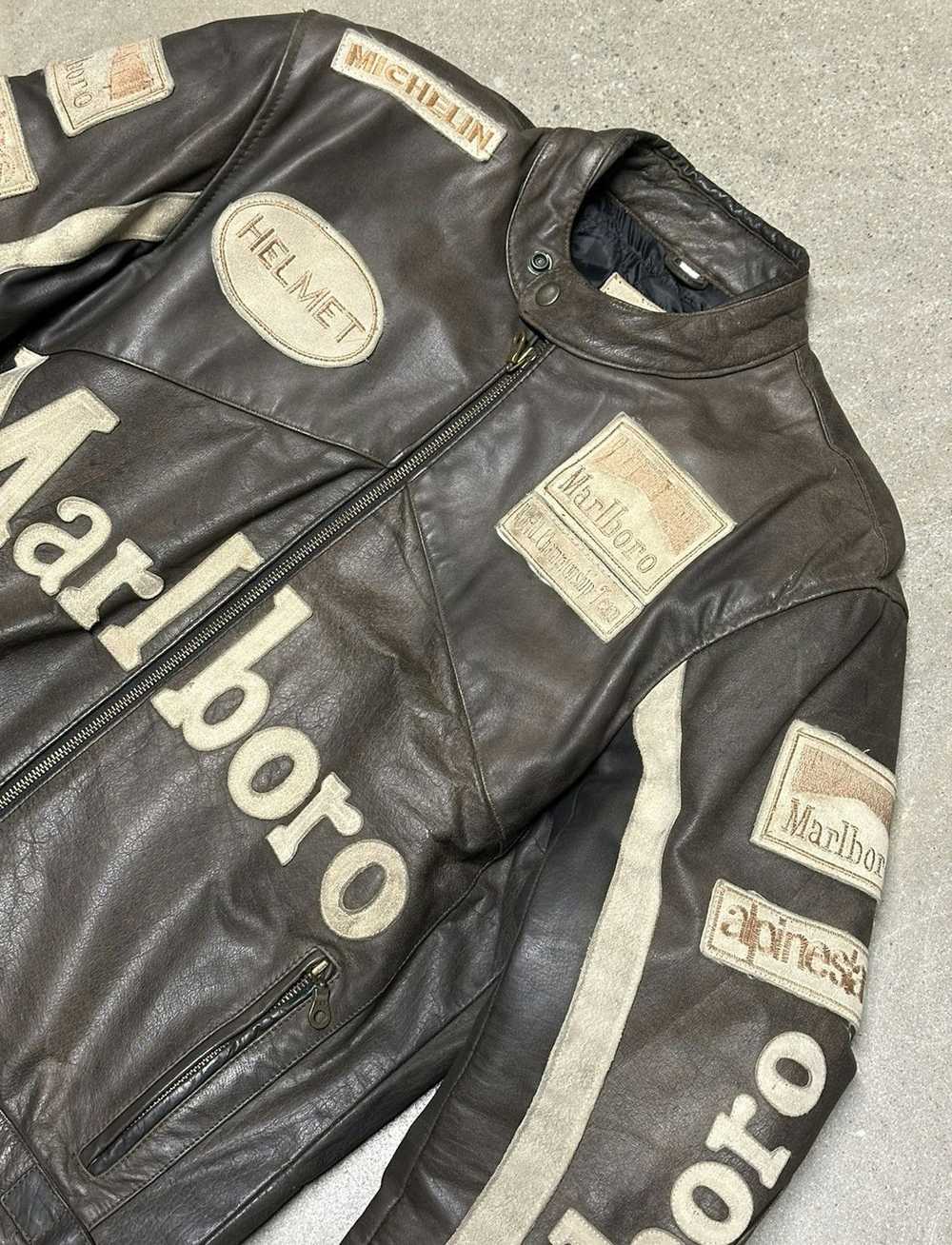 Marlboro × Racing × Vintage Marlboro Rare 90s Lea… - image 3