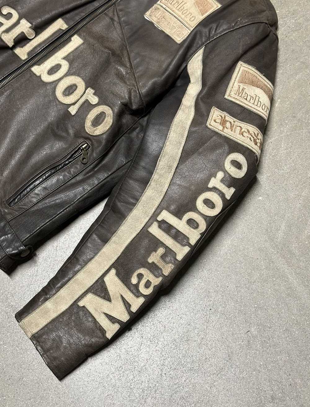 Marlboro × Racing × Vintage Marlboro Rare 90s Lea… - image 4