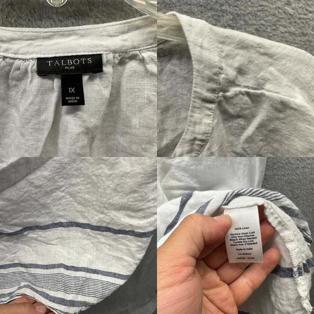 Talbots Talbots 100% Linen Shirt Womens Plus Size… - image 4