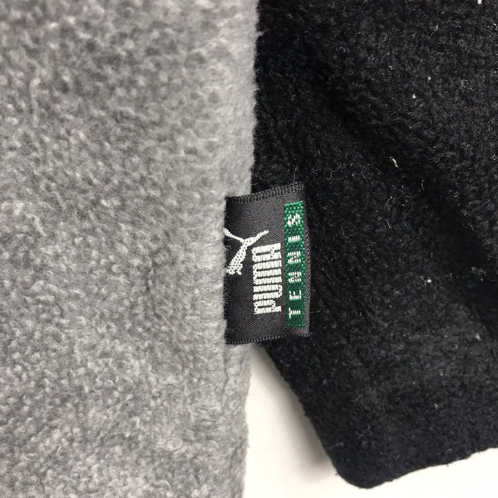 Puma PUMA Emboidered Logo Fleece Half Zipper Grey… - image 5