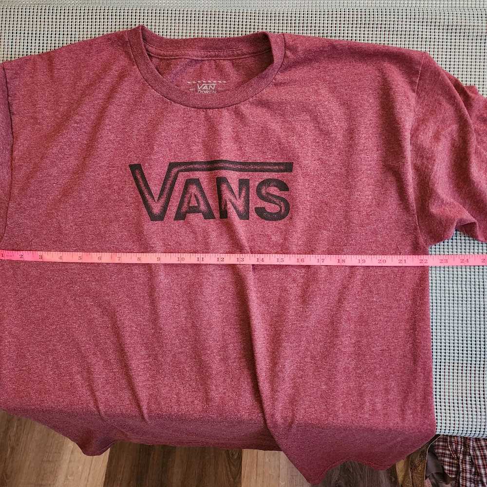 Vans Vans Van Doren Red Skateboard T-Shirt, Large - image 4
