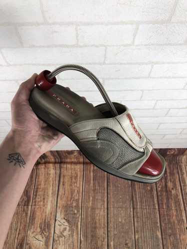 Luxury × Prada Prada Sandals Slippers Leather Stra