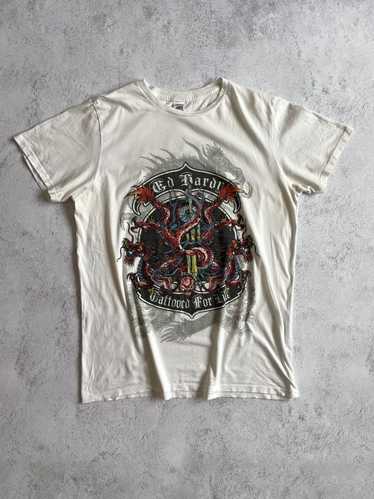 Ed Hardy Ed Hardy Dragon T-Shirt Streetwear Tattoo - image 1