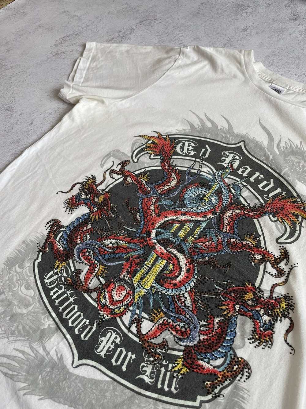 Ed Hardy Ed Hardy Dragon T-Shirt Streetwear Tattoo - image 2