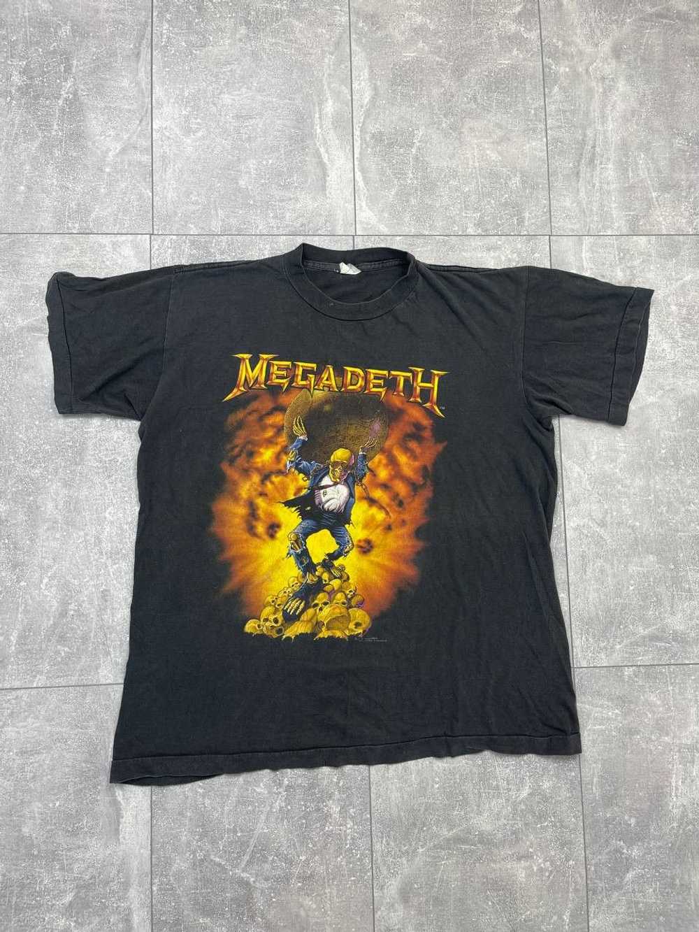 Megadeth × Rock T Shirt × Vintage Megadeth 1991 O… - image 1