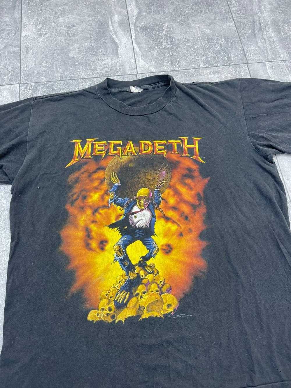 Megadeth × Rock T Shirt × Vintage Megadeth 1991 O… - image 2