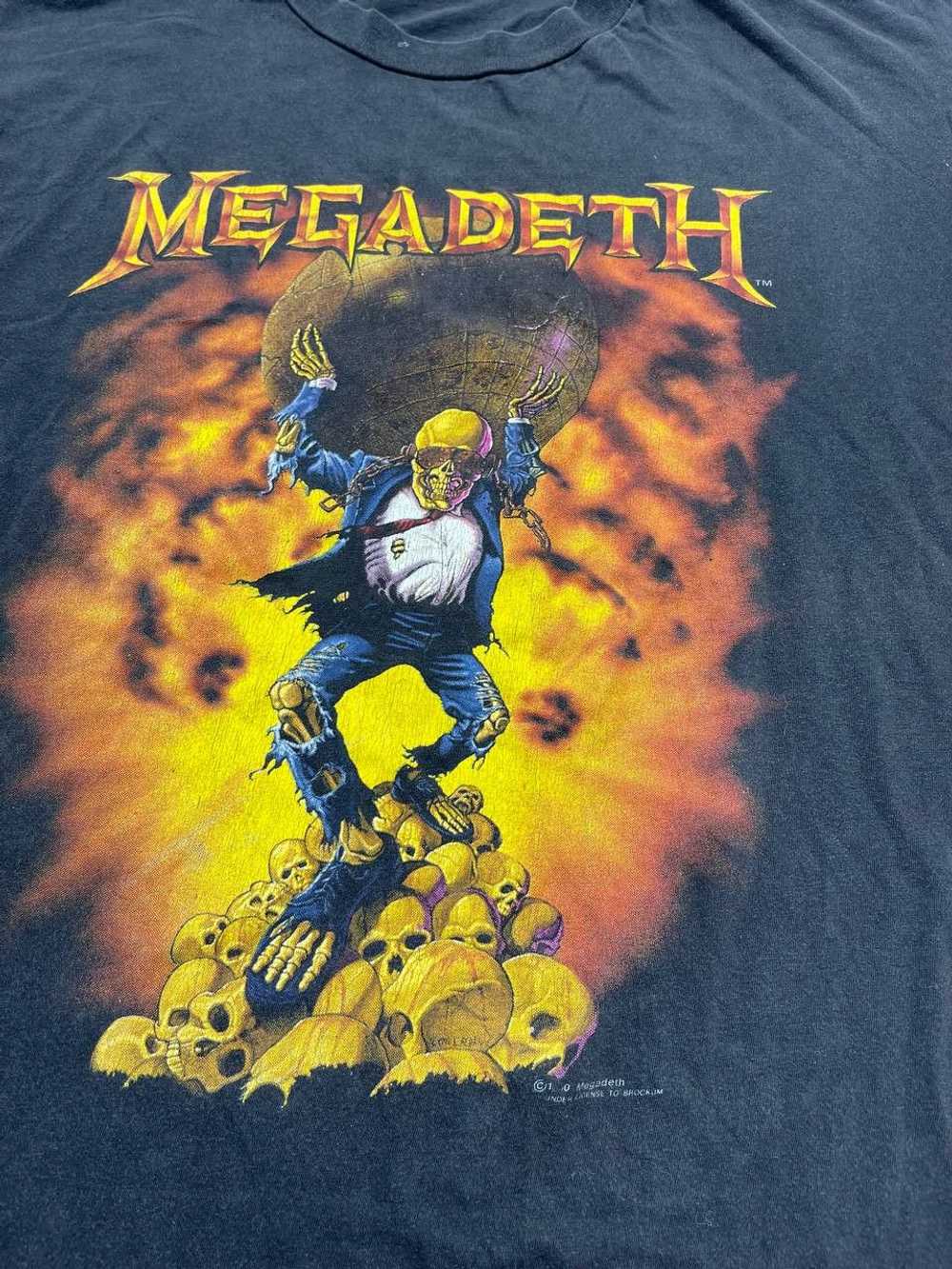 Megadeth × Rock T Shirt × Vintage Megadeth 1991 O… - image 4