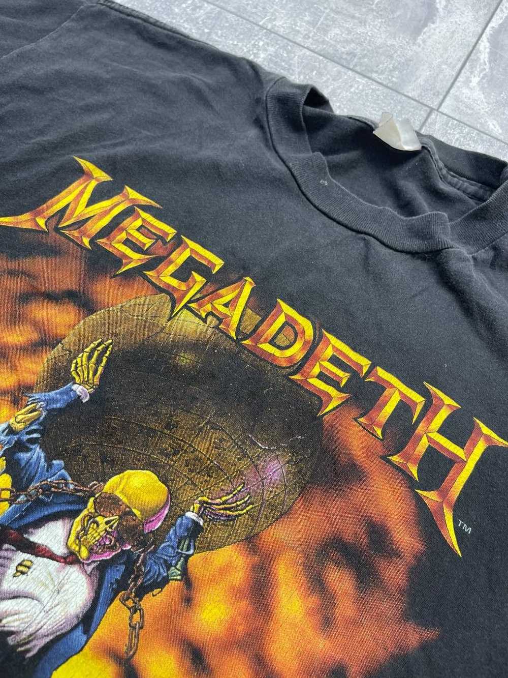 Megadeth × Rock T Shirt × Vintage Megadeth 1991 O… - image 9