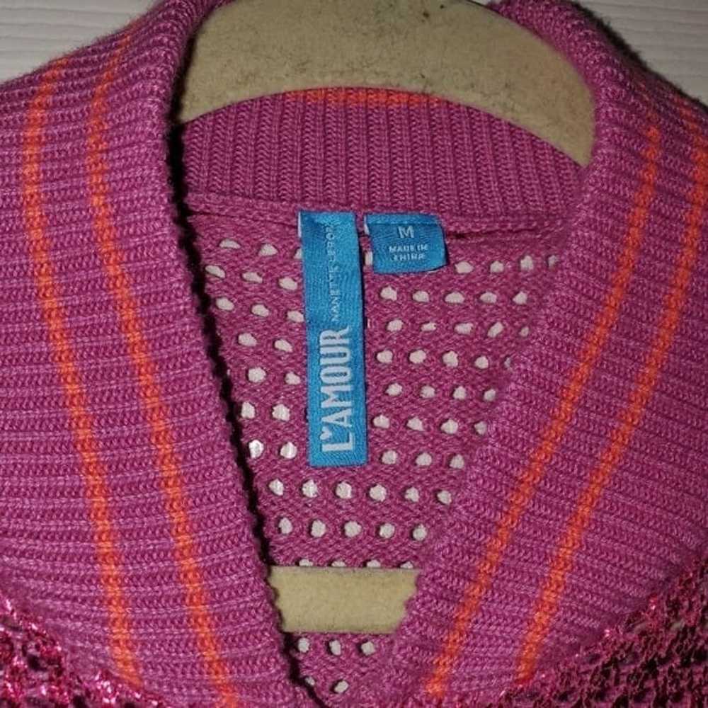 Metallic Barbie Core Knitted Jacket - image 2