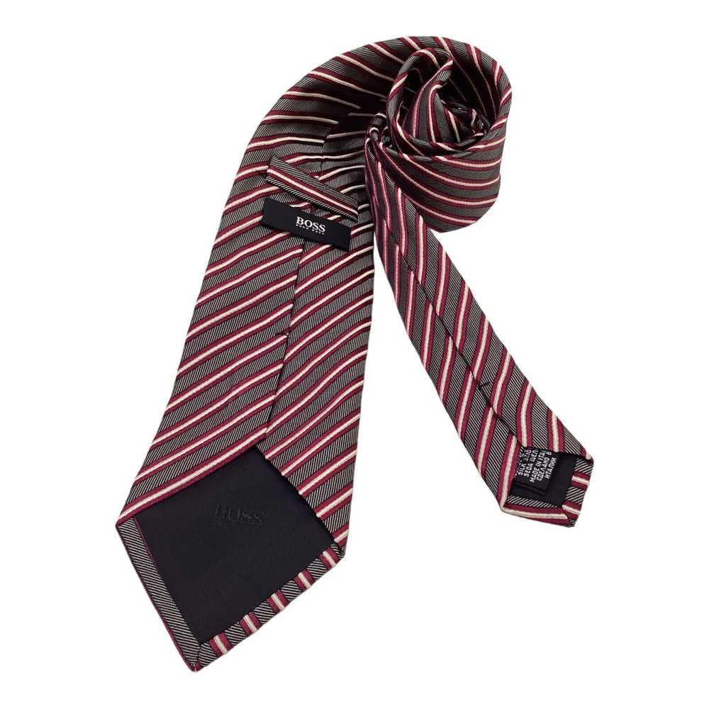 Hugo Boss HUGO BOSS Striped Silk Tie ITALY 61"/ 3… - image 3