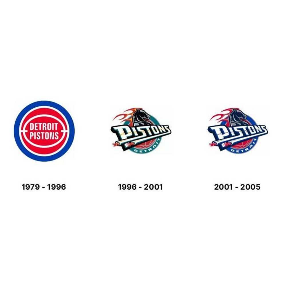 Starter Detroit Pistons 90s Pro Player puffer L b… - image 5