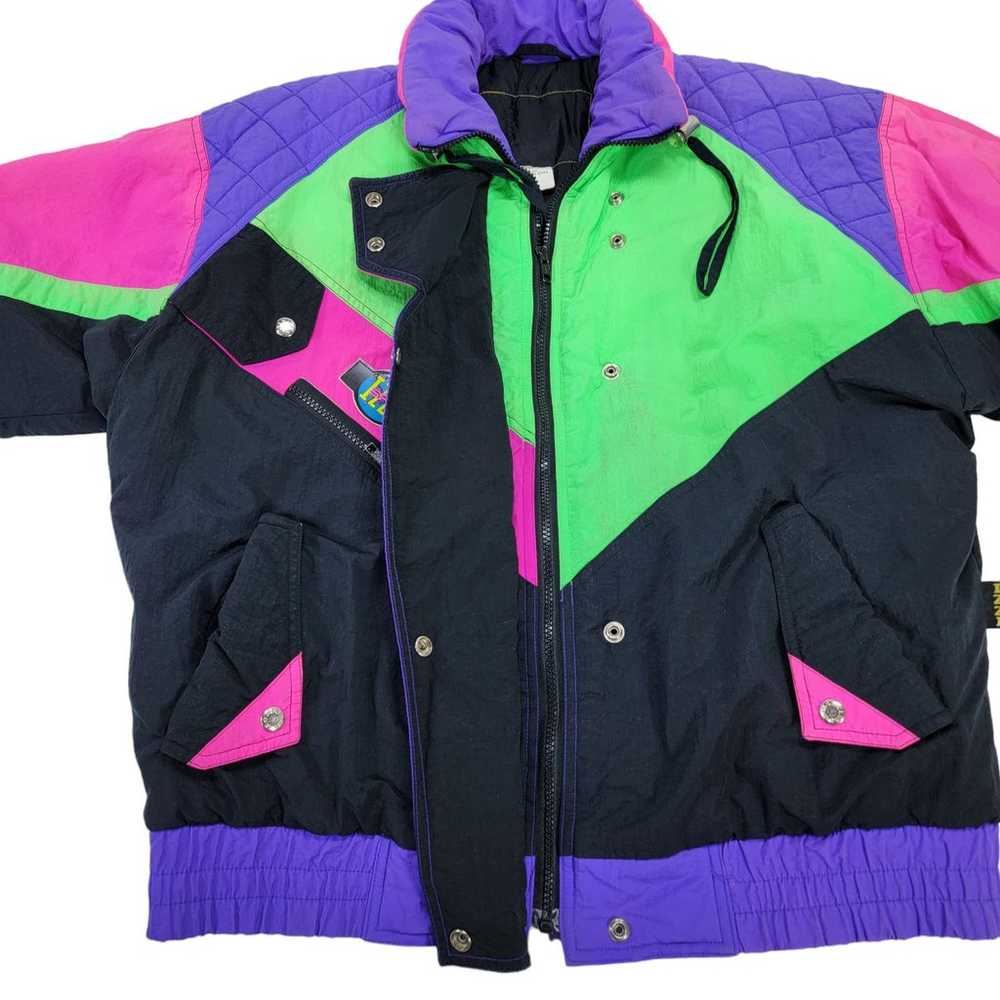 Vintage IZZI Sport Winter Ski Coat - Size M - Pin… - image 6
