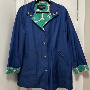 Centigrade Raincoat Reversible Hooded Jacket Polka