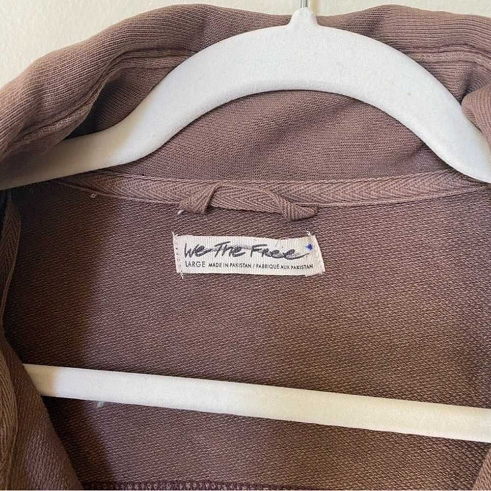 Free People Saturday Shirt Jacket Oversized Butto… - image 9