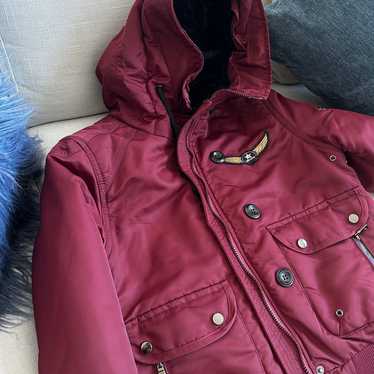 Red Puffer Jacket - image 1