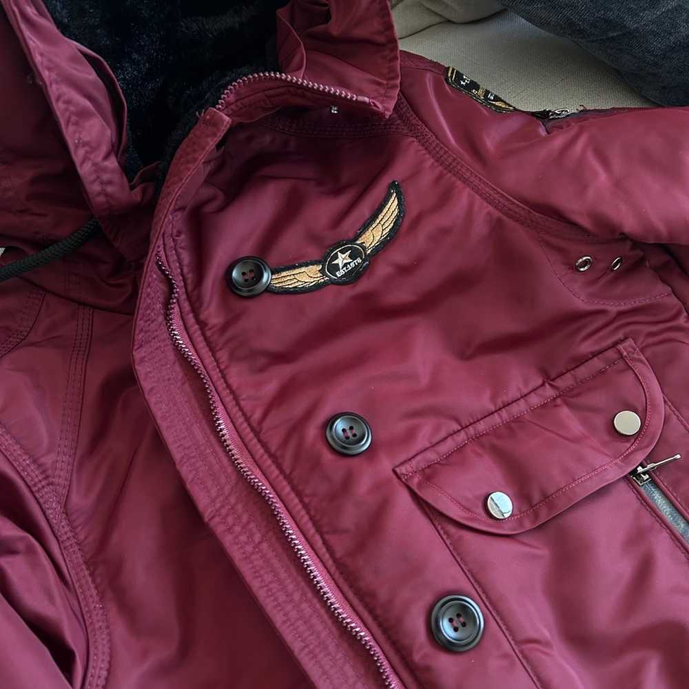 Red Puffer Jacket - image 4