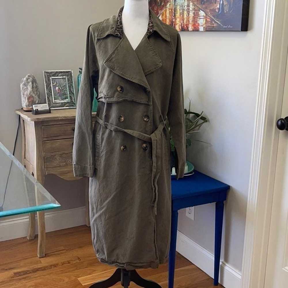 NWOT! Lucky Brand The Relaxed Trench Coa - image 1
