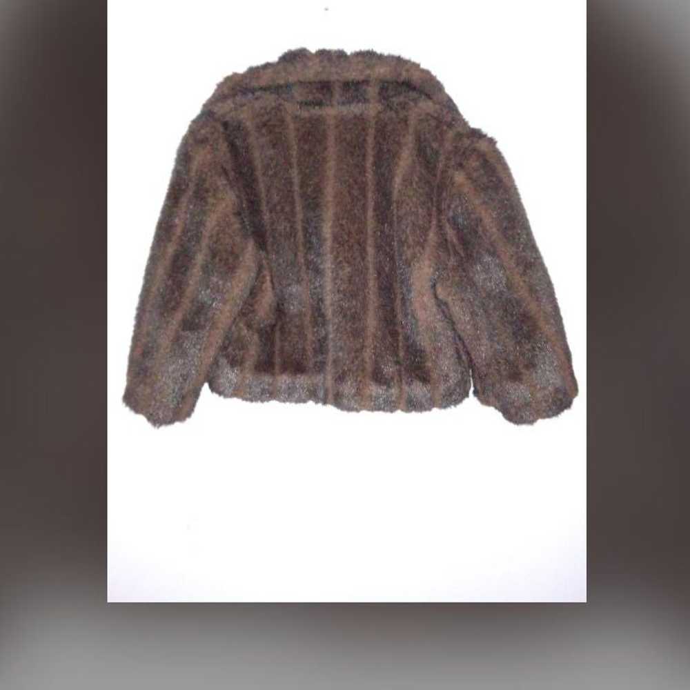 Brown Faux Fur Jacket - image 2